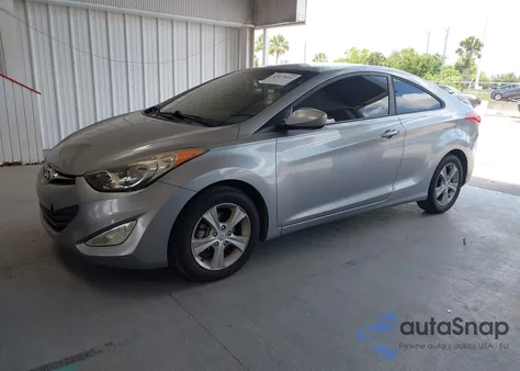 2013 Hyundai Elantra Gs из США, поврежденный, VIN KMHDH6AE3DU022642